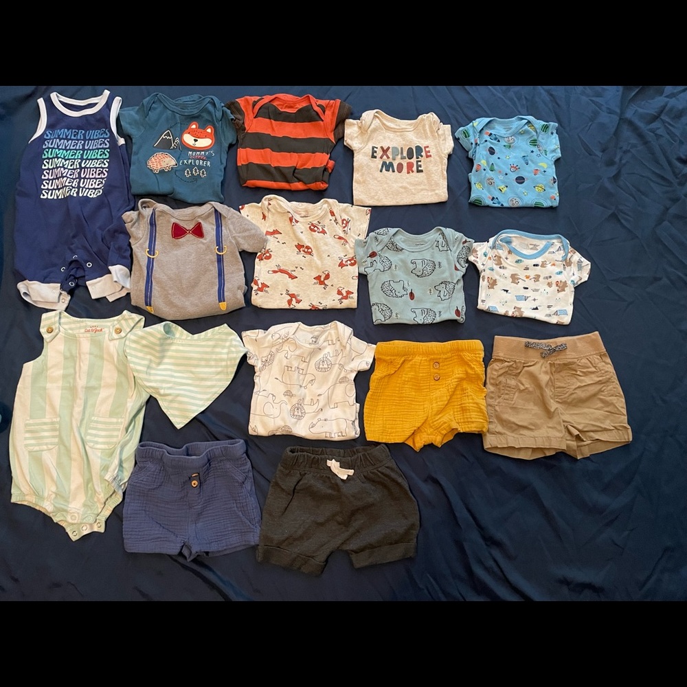 3-6 month baby boy clothes